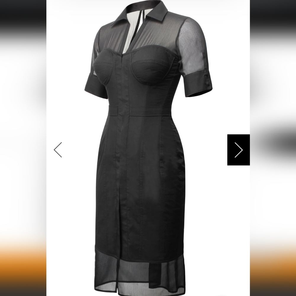 NWT Black Corset Dress - Picture 7 of 15